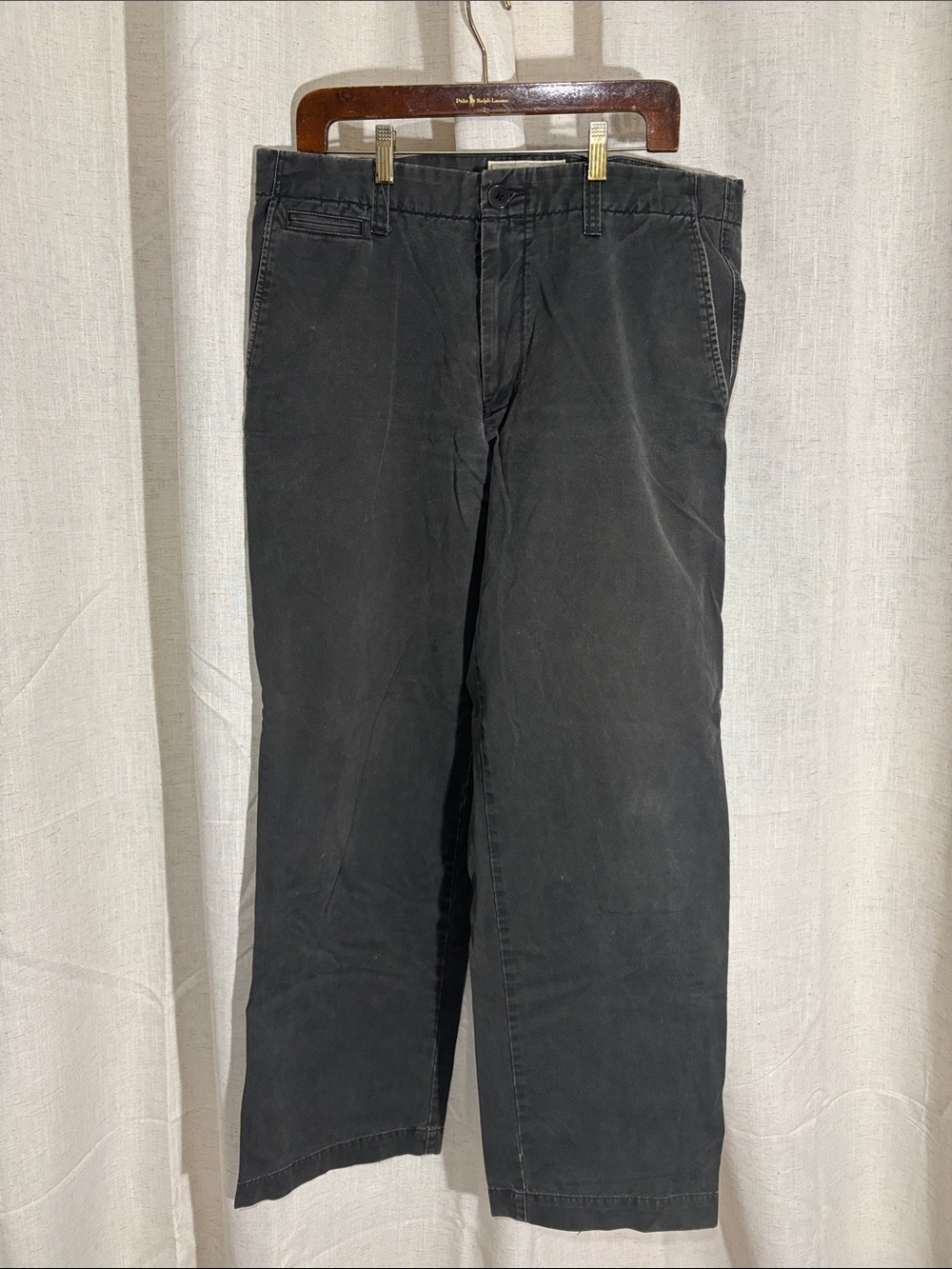Merona Classic Men's Relaxed Fit Charcoal Gray Casual Pants